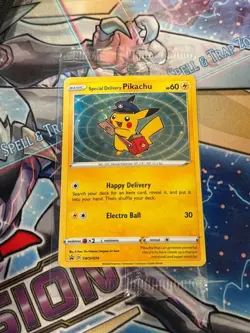 SEALED Special Delivery Pikachu SWSH074 Promo Card - Image 1