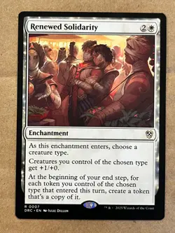 Renewed Solidarity Commander: Aetherdrift #7 Rare - Image 1