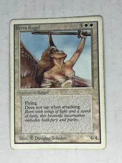 MTG Unlimited Serra Angel Magic The Gathering MP - Image 1