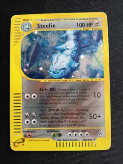 STEELIX HOLO - H23/H32 AQUAPOLIS - WIZARDS - POKEMON CARD ENGLISH - Good - Image 1