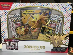 Pokemon TCG Scarlet & Violet 151 Zapdos Ex Collection Brand New Factory Sealed - Image 1