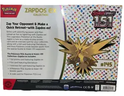 Pokemon TCG Scarlet & Violet 151 Zapdos Ex Collection Brand New Factory Sealed - Image 4