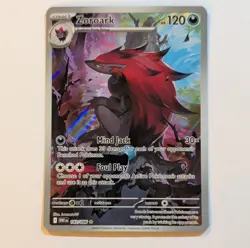 Pokemon TCG Zoroark 120 HP 143/086 Sv: White Flare Rare Full Art Holo - Image 1