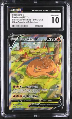 Charizard V SWSH260 Ultra-premium Collection Pokemon CGC 10 Gem Mint *028 - Image 1