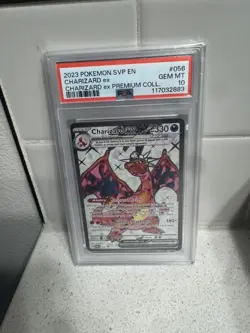 2023 POKEMON SVP EN-SV BLACK STAR PROMO #056 CHARIZARD EX PSA 10(A23) - Image 1