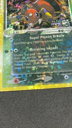 2004 Pokemon Rocket's DARK ARIADOS RARE HOLO 30/109 Team Rocket Returns Holo - Image 2