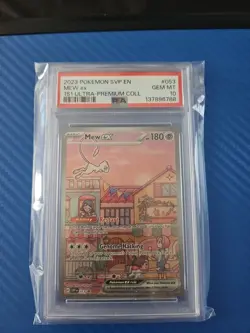 2023 Pokemon 151 Ultra-Premium Collection Mew EX #053 PSA 10 - Image 1