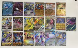 (19) Pokemon EX, V, VMax, VStar Lot Incl. Pikachu, Lugia, Lucario + More All NM - Image 1