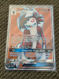 Pokemon TCG GX Holo Lot - Lycanroc, Salazzle, Onix, Gyarados - 9 Cards - Image 2
