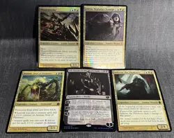 MTG Commander Oversized Magic The Gathering Cards Lot of 5 MP/HP Animar Nekusar - Image 1