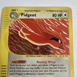 Pokemon Pidgeot TCG Holo Rare Card 23/165 Expedition Base Set- Ungraded - Image 3