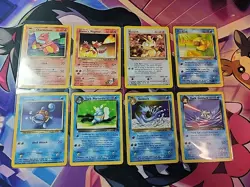 25× Vintage Pokemon Cards Lot WotC 1999–2000 Base Set, Rocket, Squirtle, Psyduck - Image 1