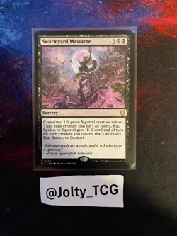 Swarmyard Massacre NM Commander: Bloomburrow 20 MTG Regular - Image 1