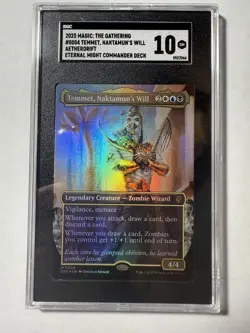 Temmet, Naktamun's Will (Borderless) Commander: Aetherdrift Foil - Image 2
