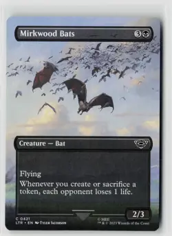 MTG Mirkwood Bats Borderless 421 Lord Of The Rings LOTR x1 NM Common - Image 1