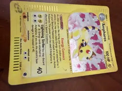 Pokemon Expedition Ampharos 2/165 Reverse Holo MP - Image 5