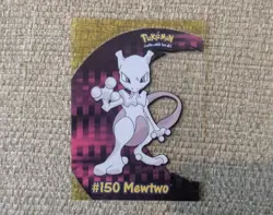 Topps Pokemon Card PC5 MEWTWO #150 Animation Edition Transparent Clear TCG - Image 1