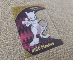 Topps Pokemon Card PC5 MEWTWO #150 Animation Edition Transparent Clear TCG - Image 2