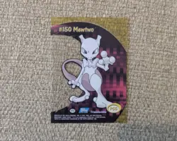 Topps Pokemon Card PC5 MEWTWO #150 Animation Edition Transparent Clear TCG - Image 3