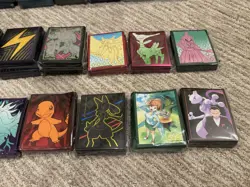 Massive Pokemon TCG Sleeve Lot – 81 Packs – Official Pokemon Center/ETB Sleeves - Image 5