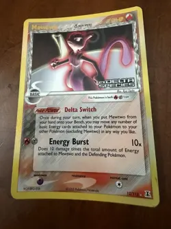 Mewtwo 12/113 Delta Species Holo Ultra Rare Pokemon TCG Nintendo MP - Image 1