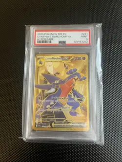 2025 Pokemon Destined Rivals Cynthia's Garchomp HR PSA 9 English 241/182 - Image 1