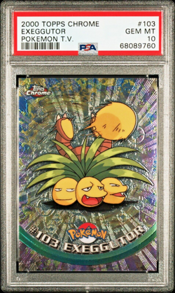 PSA 10 Exeggutor Topps Chrome 2000 Pokemon Card - Image 1