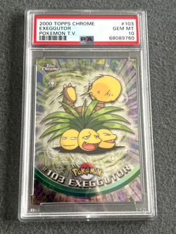 PSA 10 Exeggutor Topps Chrome 2000 Pokemon Card - Image 2