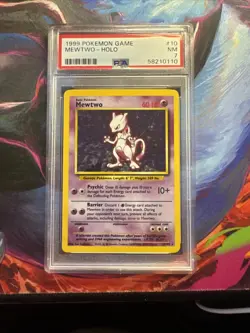 1999 Base Set Pokemon Slabs MEWTWO, Blastoise, Alaska’s PSA 6-7 - Image 1