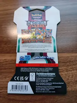 Obsidian Flames Sleeved Booster Pack - 1x NEW English Factory Sealed Pokemon - Image 2