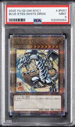 2025 #JP001 BLUE-EYES WHITE DRAGON PSA 9 - Image 1
