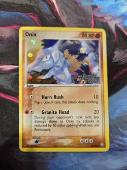 Onix 69/109 Team Rocket Returns Reverse Holo Pokemon Card Low Play - Image 1