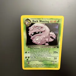 Pokemon TCG Dark Weezing 14/82 Holo Rare Team Rocket 2000 LP+/NM Card Unlimited - Image 1