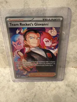 Pokemon TCG Team Rockets Giovanni Destined Rivals Card 238/182 SIR Near Mint - Image 1