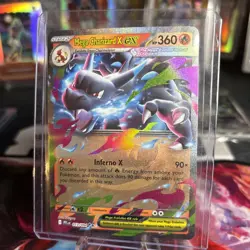 Mega Charizard x Ex 13/94 Ultra Rare Phantasmal Flames Pokemon Card NM - Image 1