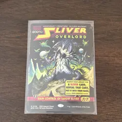 MTG Magic the Gathering Sliver Overlord (128/135) Special Guests NM FOIL - Image 1
