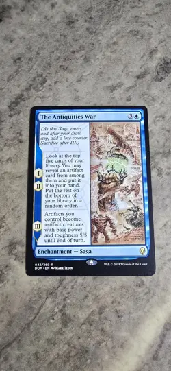 The Antiquities War Dominaria Regular Enchantment Saga Rare MTG LP - Image 1