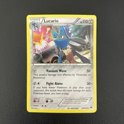 Pokemon TCG Lucario XY - XY Fates Collide 63/124 Holo Rare - NM - Image 1