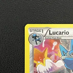 Pokemon TCG Lucario XY - XY Fates Collide 63/124 Holo Rare - NM - Image 4