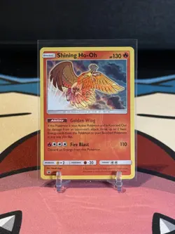 Shining Ho-Oh SM70 Shining Legends Holo NM Pokemon Card 2017 - Image 1