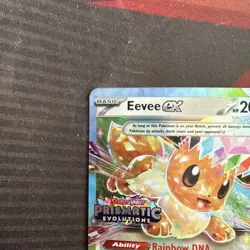 Pokemon Eevee EX TCG Prismatic Evolutions Promo Card 075/131 - Image 2