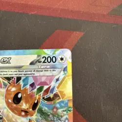 Pokemon Eevee EX TCG Prismatic Evolutions Promo Card 075/131 - Image 3