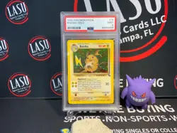 1999 POKEMON FOSSIL #14 RAICHU-HOLO PSA 9 - Image 1