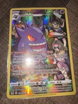 Pokemon TCG Gengar TG06/TG30 Lost Origin Trainer Gallery Ultra Rare Holo Stage 2 - Image 1