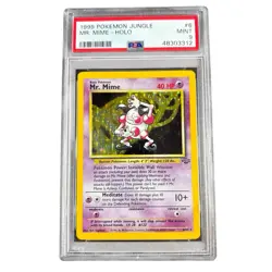 🧠 1999 Pokemon Jungle Mr. Mime Holo #6 PSA 9 Mint WOTC - Image 1