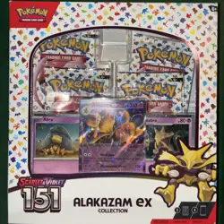 *NEW Pokemon TCG Scarlet & Violet 151 Alakazam ex Collection (Shipping Included) 820650855269 - Image 1
