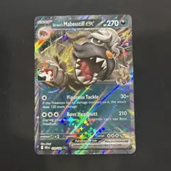 Arven's Mabosstiff Ex 139/182 Pokemon Play! Prize Pack Series 8 Pack Fresh - NM - Image 1