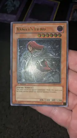 Vanity's Fiend (UTR) CDIP-EN017 Cyberdark Impact-1st Edition 1st Edition - Image 1