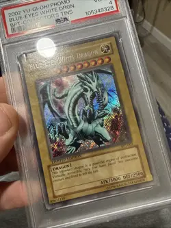 2002 Yu-Gi-Oh! Blue-Eyes White Dragon Collectors Tin BPT-003 PSA 4 VG-EX - Image 3