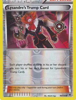 LYSANDRE'S TRUMP CARD 99/119 REVERSE HOLO POKEMON PHANTOM FORCES - Image 1